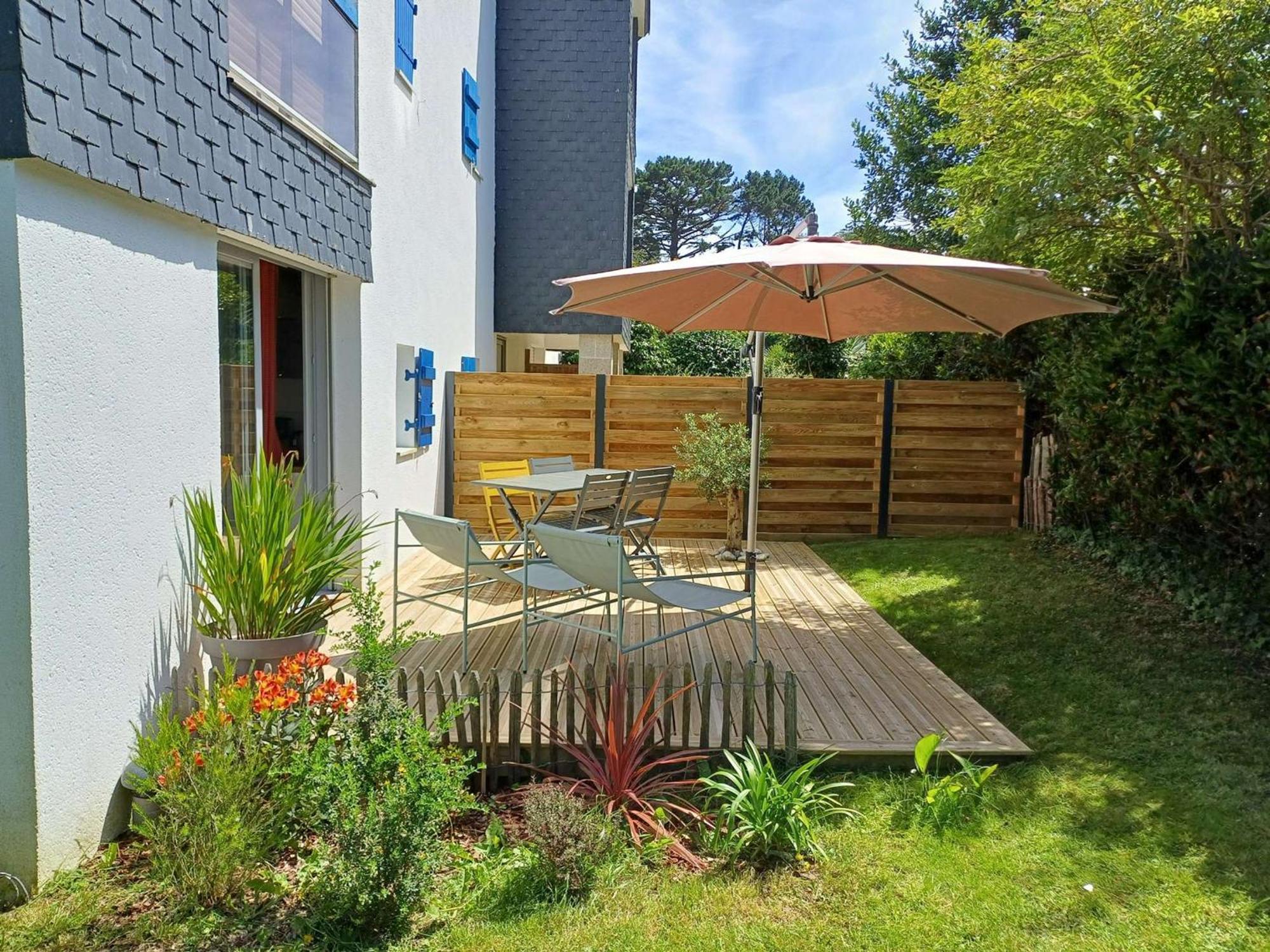 Charmant Appart T2 Renove En 2023 Avec Jardin De 140M², A 900M De La Plage - Benodet - Fr-1-481-137 Bénodet Exterior foto